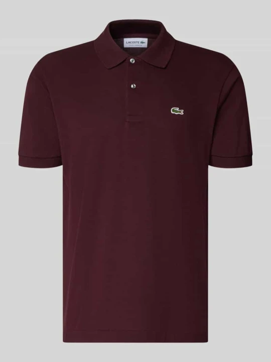 Zdjęcie produktu Koszulka polo o kroju regular fit z czystej bawełny Lacoste Ciemnoczerwony