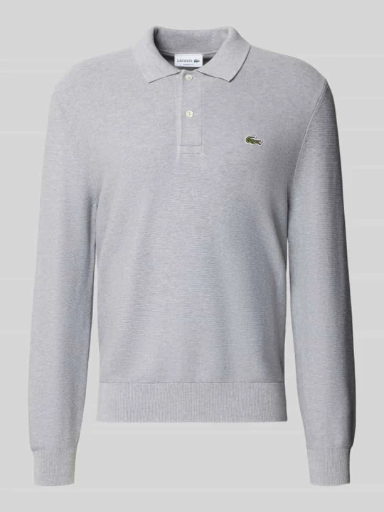 Zdjęcie produktu Koszulka polo o kroju regular fit z czystej bawełny Lacoste Jasnoszary
