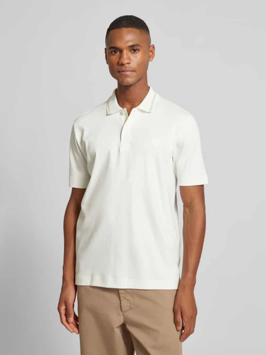 Zdjęcie produktu Koszulka polo o kroju Regular Fit z czystej bawełny Marc O'Polo Złamany biały