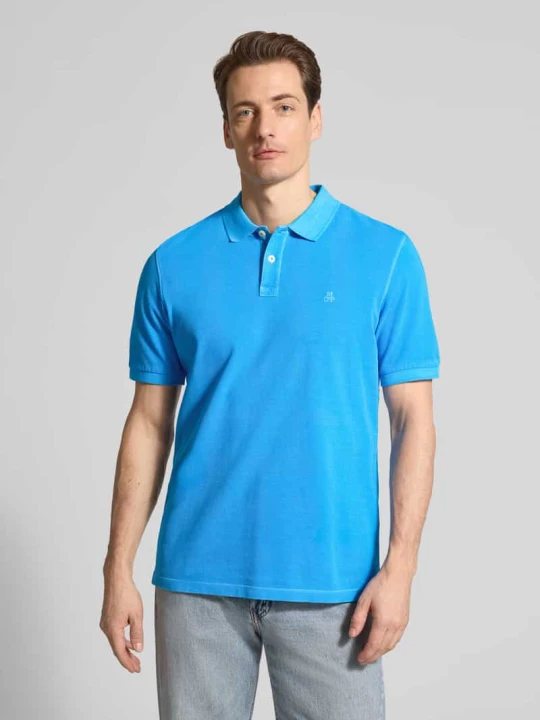 Zdjęcie produktu Koszulka polo Regular Fit z czystej bawełny Marc O'Polo Oceaniczny