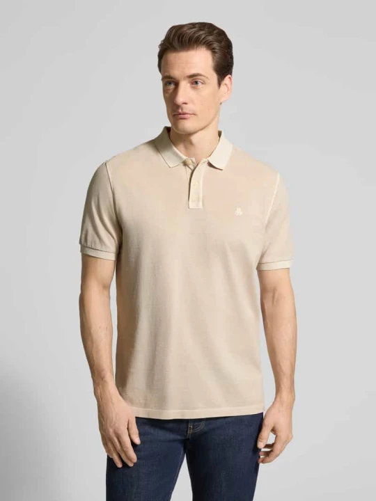 Zdjęcie produktu Koszulka polo Regular Fit z czystej bawełny Marc O'Polo Beżowy
