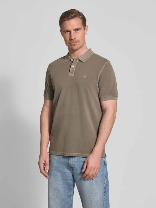 Zdjęcie produktu Koszulka polo Regular Fit z czystej bawełny Marc O'Polo Jasnobrązowy