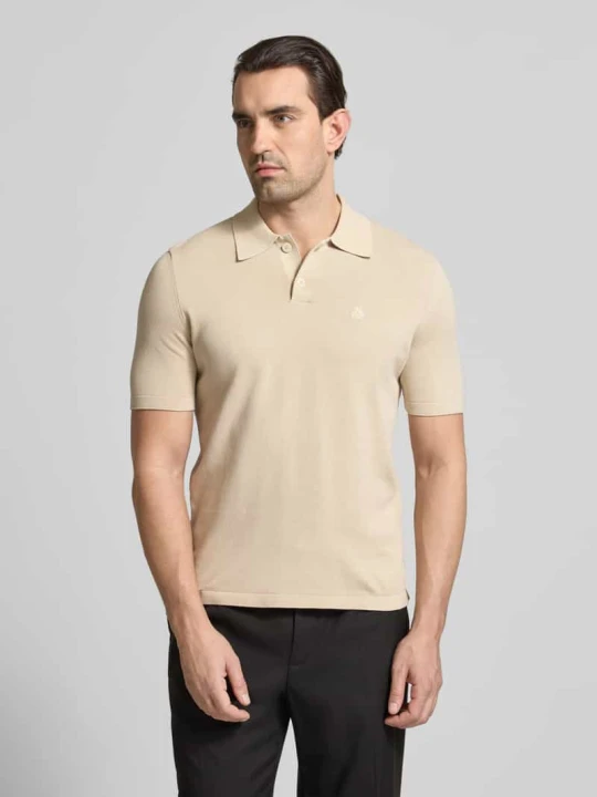Zdjęcie produktu Koszulka polo Regular Fit z czystej bawełny Marc O'Polo Beżowy