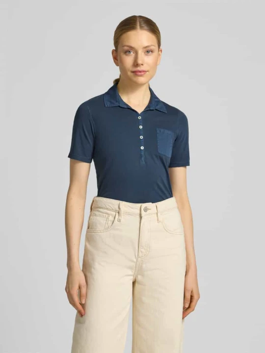 Zdjęcie produktu Koszulka polo o kroju regular fit z czystej bawełny Marc O'Polo Granatowy