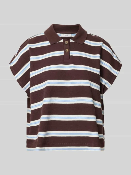 Zdjęcie produktu Koszulka polo o kroju regular fit z czystej bawełny Marc O'Polo Ciemnobrązowy