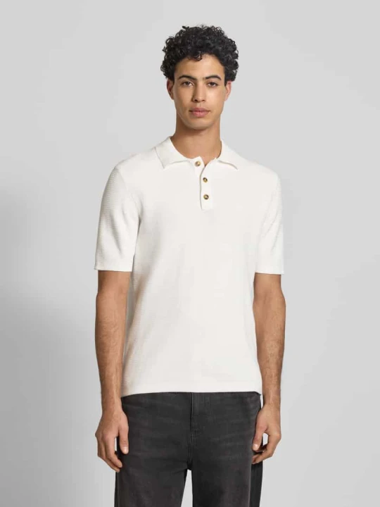 Zdjęcie produktu Koszulka polo o kroju regular fit z czystej bawełny model 'ERIC' Only & Sons Biały