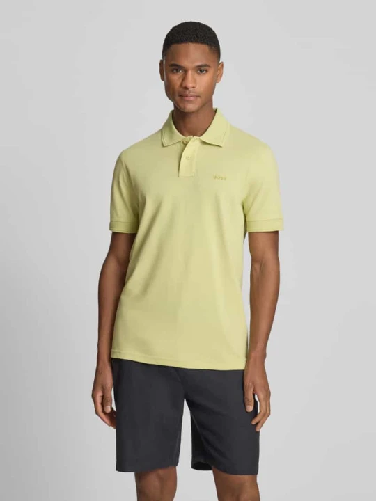 Zdjęcie produktu Koszulka polo o kroju regular fit z czystej bawełny model 'PRIME' Boss Oliwkowy