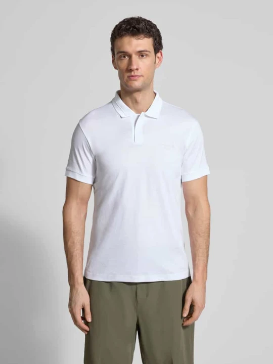 Zdjęcie produktu Koszulka polo o kroju regular fit z czystej bawełny model ' PS Spirit 70 Plk' Boss Biały