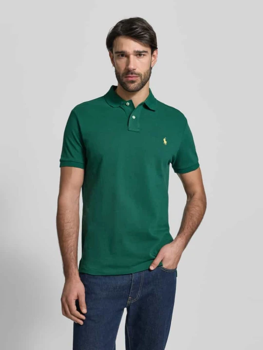 Zdjęcie produktu Koszulka polo Regular Fit z czystej bawełny Polo Ralph Lauren Butelkowy zielony