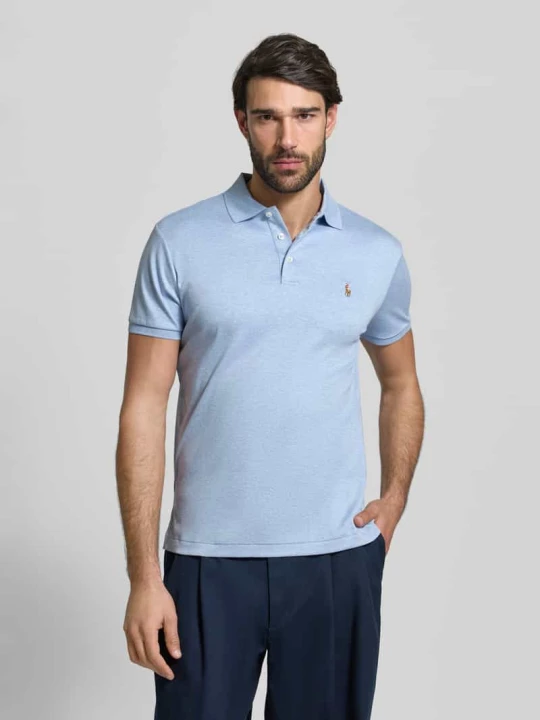 Zdjęcie produktu Koszulka polo Regular Fit z czystej bawełny Polo Ralph Lauren Błękitny