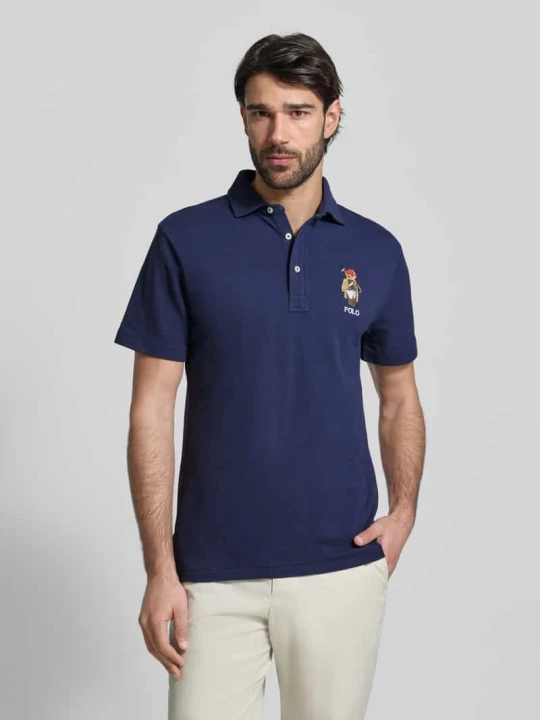 Zdjęcie produktu Koszulka polo Regular Fit z czystej bawełny Polo Ralph Lauren Granatowy