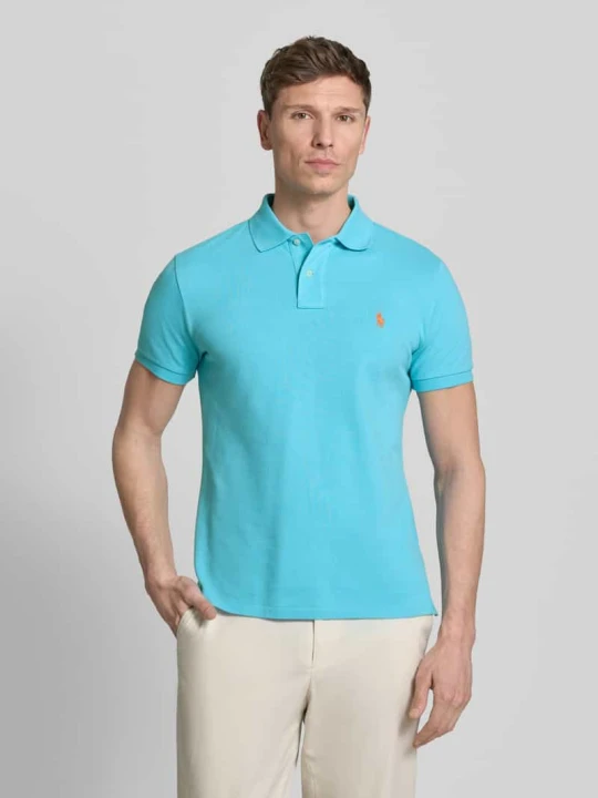 Zdjęcie produktu Koszulka polo Regular Fit z czystej bawełny Polo Ralph Lauren Turkusowy