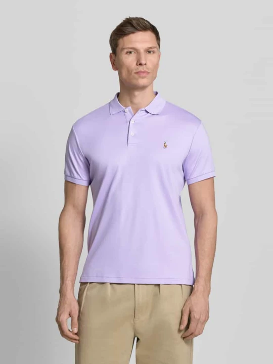 Zdjęcie produktu Koszulka polo Regular Fit z czystej bawełny Polo Ralph Lauren Purpurowy