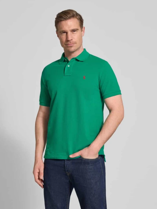 Zdjęcie produktu Koszulka polo o kroju slim fit z czystej bawełny Polo Ralph Lauren Zielony