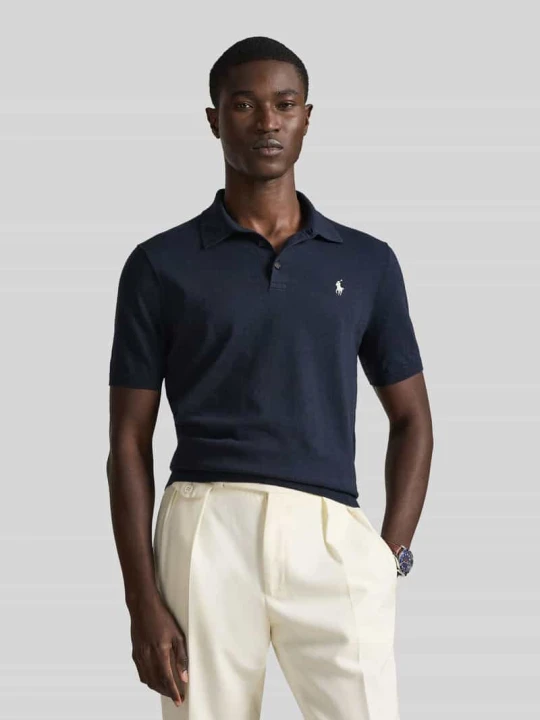 Zdjęcie produktu Koszulka polo Regular Fit z czystej bawełny Polo Ralph Lauren Granatowy