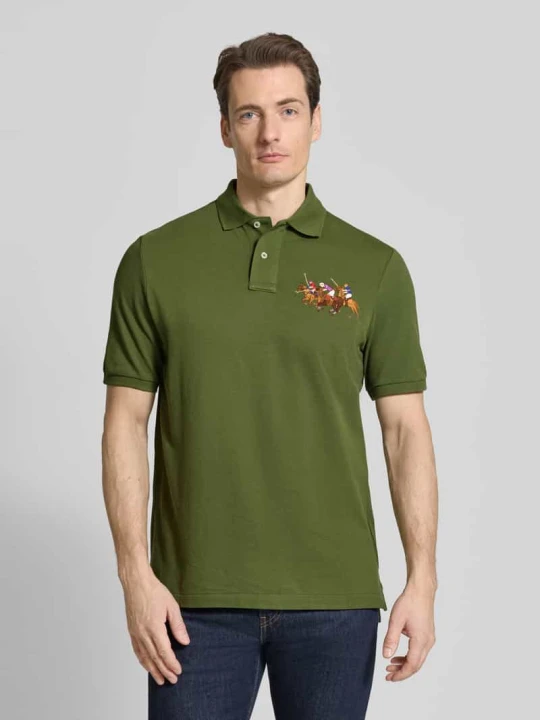 Zdjęcie produktu Koszulka polo Regular Fit z czystej bawełny Polo Ralph Lauren Oliwkowy