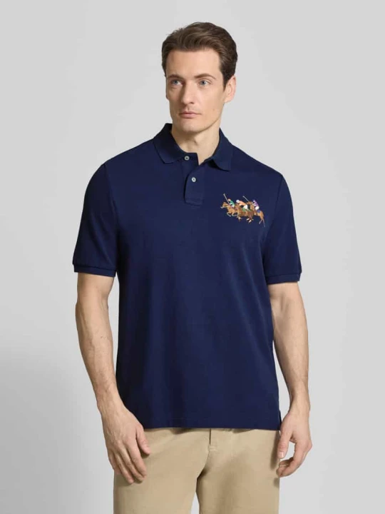 Zdjęcie produktu Koszulka polo Regular Fit z czystej bawełny Polo Ralph Lauren Granatowy