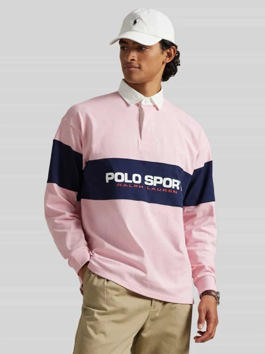 Zdjęcie produktu Koszulka polo Regular Fit z czystej bawełny Polo Ralph Lauren Brudnoróżowy