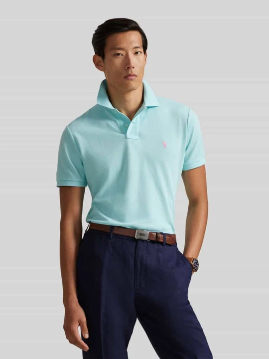 Zdjęcie produktu Koszulka polo Regular Fit z czystej bawełny Polo Ralph Lauren Morski