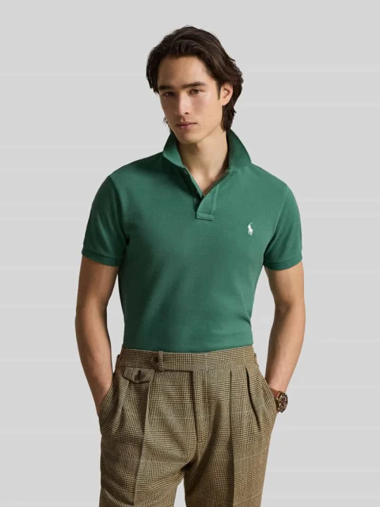 Zdjęcie produktu Koszulka polo Regular Fit z czystej bawełny Polo Ralph Lauren Szmaragdowy