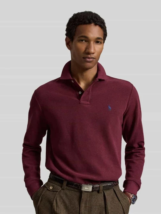 Zdjęcie produktu Koszulka polo o kroju regular fit z czystej bawełny Polo Ralph Lauren Bordowy