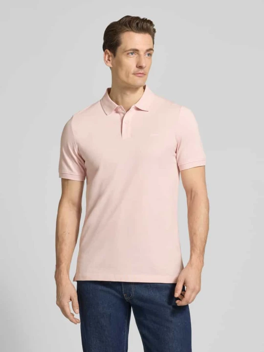 Zdjęcie produktu Koszulka polo Regular Fit z czystej bawełny s.Oliver Jasnoróżowy