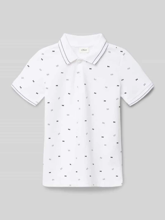 Zdjęcie produktu Koszulka polo Regular Fit z czystej bawełny s.Oliver Biały