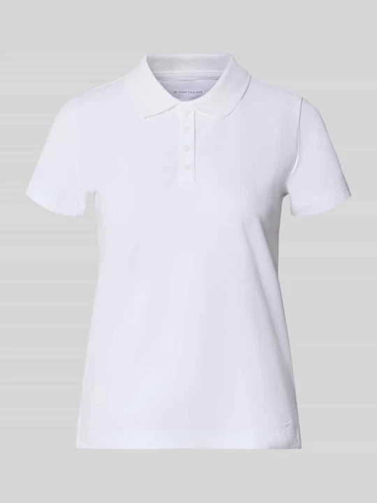 Zdjęcie produktu Koszulka polo o kroju regular fit z czystej bawełny Tom Tailor Biały