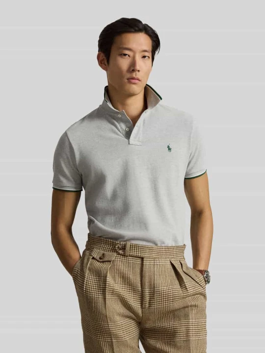 Zdjęcie produktu Koszulka polo o kroju regular fit z czystej bawełny z paskami w kontrastowym kolorze Polo Ralph Lauren