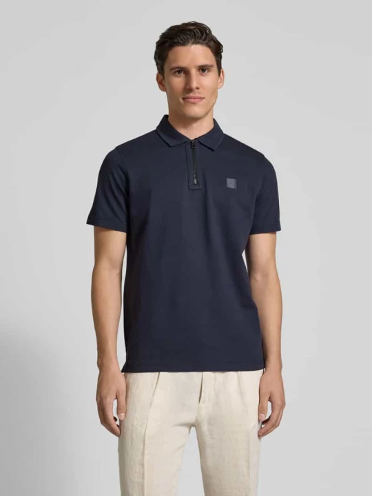 Zdjęcie produktu Koszulka polo o kroju regular fit z detalem z logo Lerros Czarny