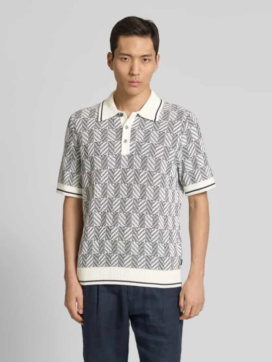 Zdjęcie produktu Koszulka polo o kroju regular fit z detalem z logo model ‘CODY’ Jack&Jones Biały