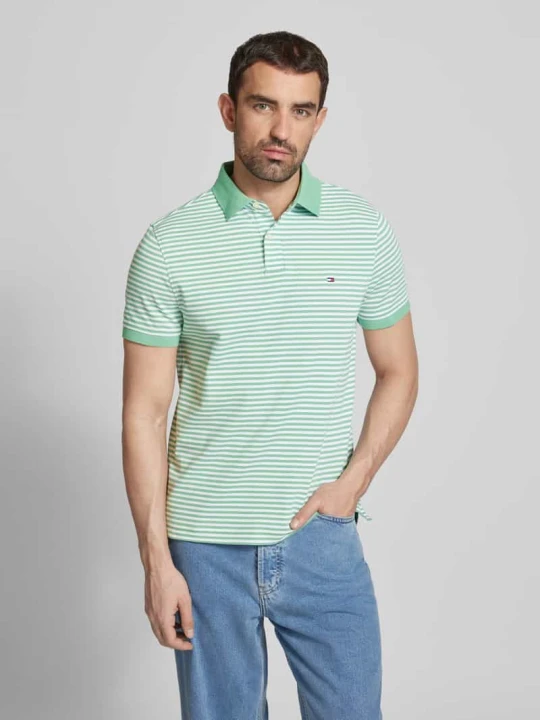 Zdjęcie produktu Koszulka polo o kroju regular fit z mieszanki bawełny Tommy Hilfiger Miętowy