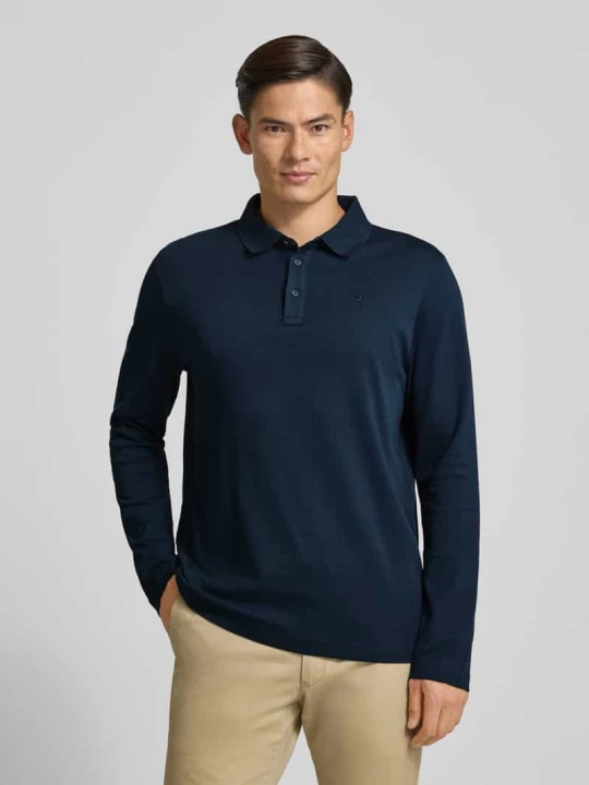 Zdjęcie produktu Koszulka polo o kroju regular fit z długimi rękawami model ‘Pero’ JOOP! Granatowy