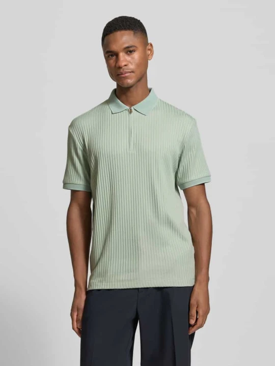 Zdjęcie produktu Koszulka polo o kroju regular fit z dodatkiem bawełny Model 'FAVE' Selected Homme Miętowy