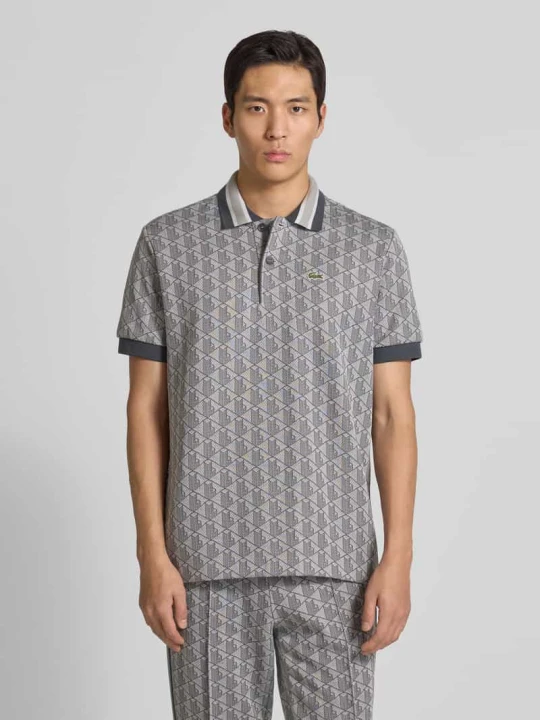 Zdjęcie produktu Regular Fit koszulka polo z domieszką bawełny Lacoste Czarny