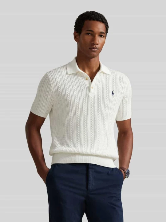 Zdjęcie produktu Koszulka polo z czystej bawełny o kroju regular fit Polo Ralph Lauren Biały