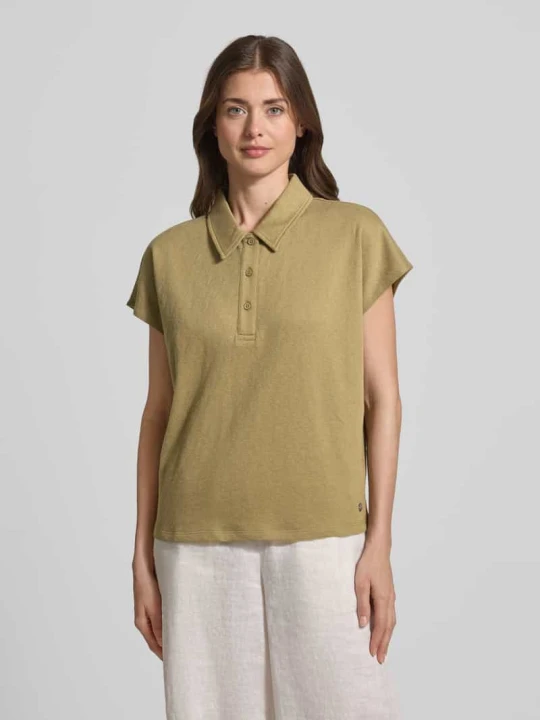 Zdjęcie produktu Koszulka polo o kroju regular fit z fakturowanym wzorem model 'FLOAT' FYNCH-HATTON Khaki
