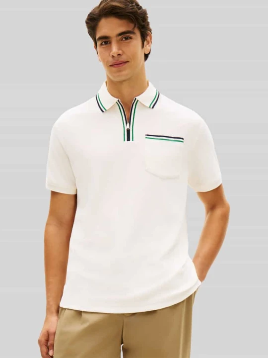 Zdjęcie produktu Koszulka polo o kroju regular fit z froty Tommy Hilfiger Złamany biały