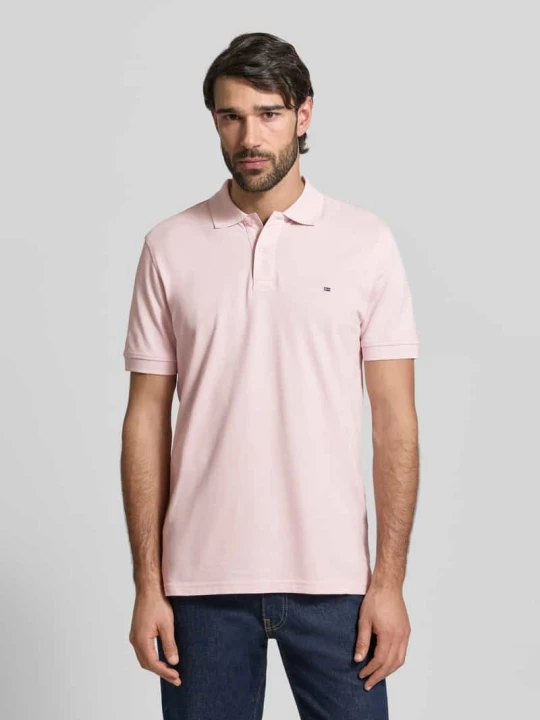 Zdjęcie produktu Koszulka polo o kroju regular fit z przeszyciami Christian Berg Jasnoróżowy