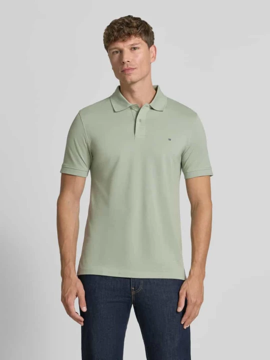 Zdjęcie produktu koszulka polo o kroju regular fit z haftem Christian Berg Trzcinowy