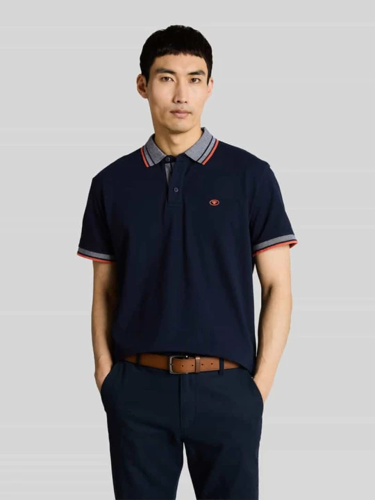 Zdjęcie produktu Koszulka polo o kroju regular fit z kołnierzykiem w kontrastowym kolorze Tom Tailor