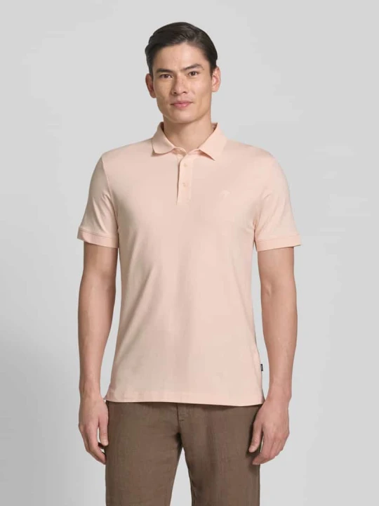 Zdjęcie produktu koszulka polo o kroju regular fit z listwą guzikową model 'Carlosjuan' JOOP! Morelowy