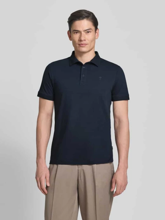 Zdjęcie produktu koszulka polo o kroju regular fit z listwą guzikową model 'Carlosjuan' JOOP! Niebieski