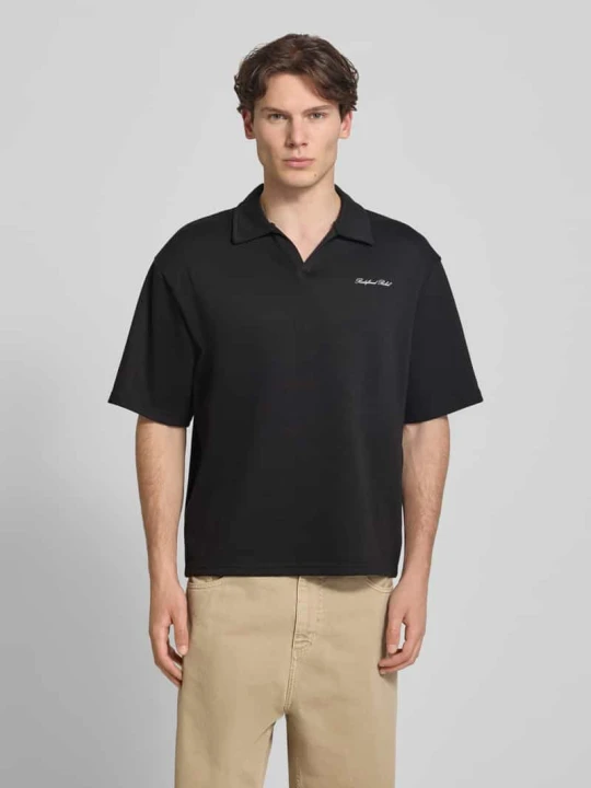 Zdjęcie produktu Koszulka polo o kroju regular fit z logo model „Eddie” Redefined Rebel Czarny