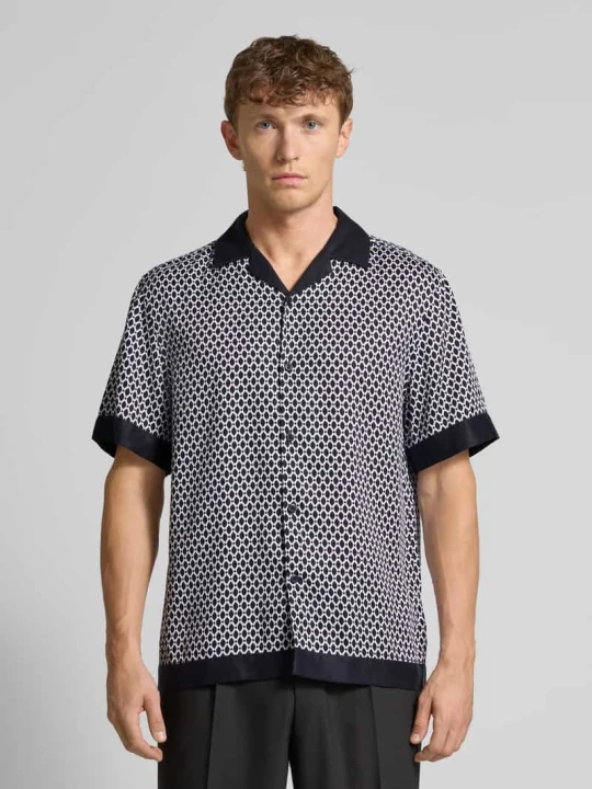Zdjęcie produktu Koszulka polo o kroju regular fit z lyocellu model ‘CAO’ Strellson Czarny