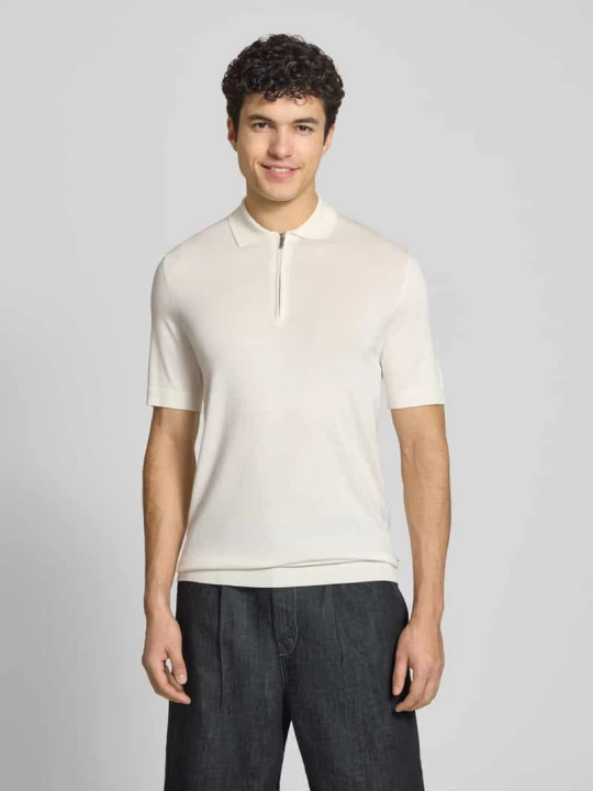 Zdjęcie produktu koszulka polo o kroju regular fit z mieszanka wiskozy model 'WYLER' Only & Sons Biały