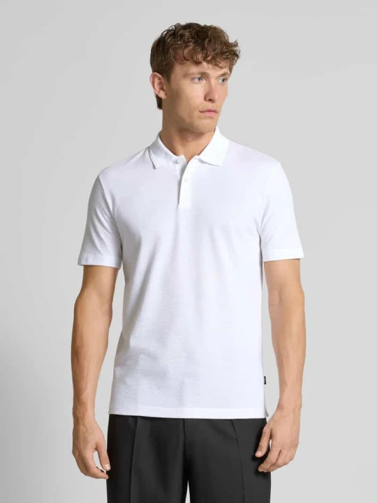 Zdjęcie produktu Koszulka polo o kroju regular fit z mieszanki bawełny Boss Biały