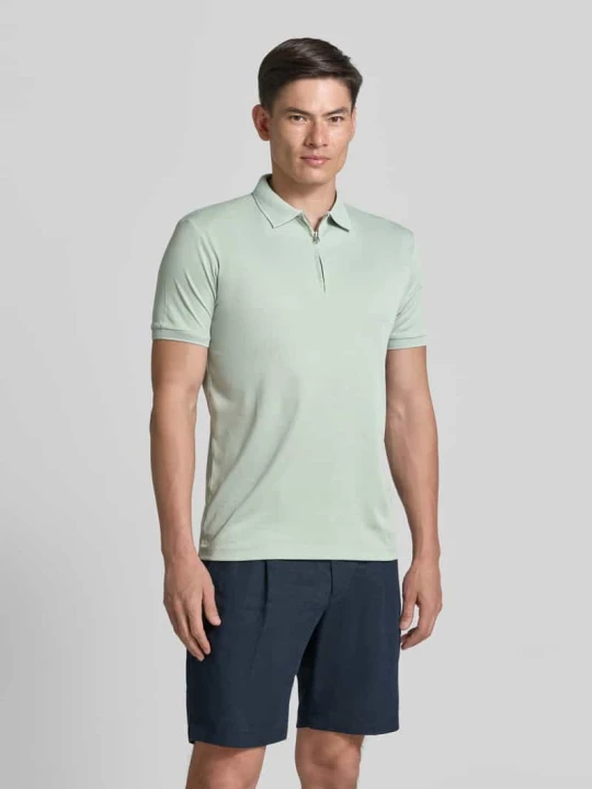 Zdjęcie produktu Koszulka polo o kroju regular fit z mieszanki bawełny ekologicznej model 'FAVE' Selected Oliwkowy
