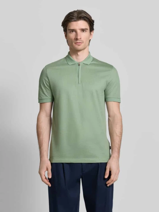 Zdjęcie produktu Koszulka polo o kroju regular fit z mieszanki bawełny i lyocellu model 'H-PARAS 70' Boss Miętowy