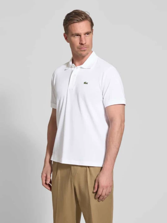 Zdjęcie produktu Koszulka polo o kroju regular fit z mieszanki bawełny Lacoste Biały